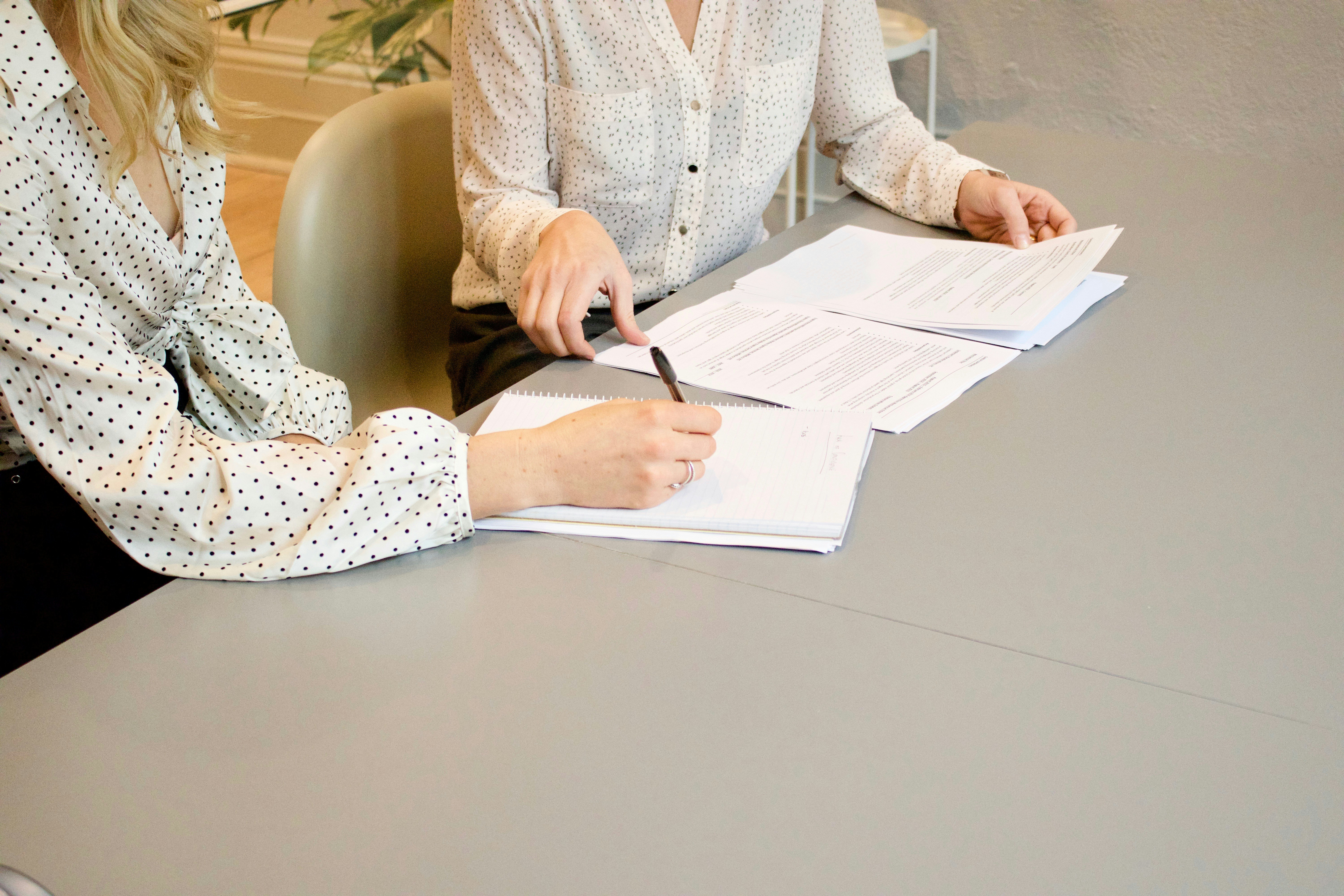 Napa consultant working with a client in a professional setting
